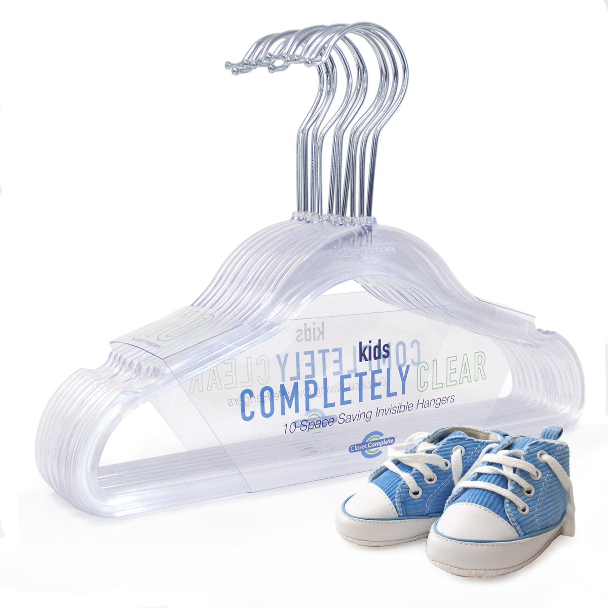  Only Hangers 10 White Baby/Infant Combination Hanger