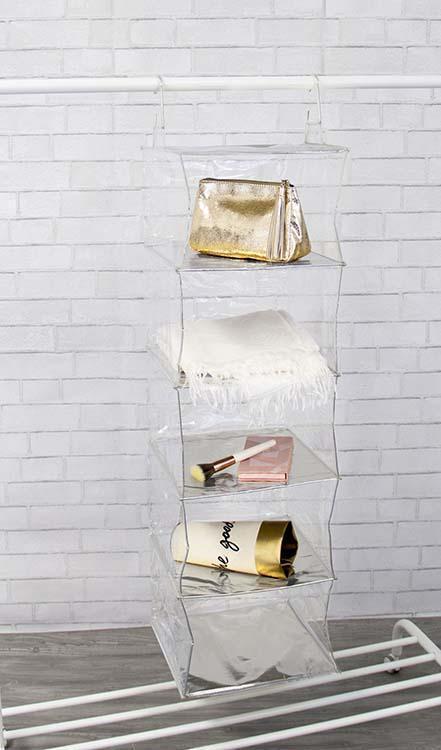 Completely Clear 5 Shelf Organizer –