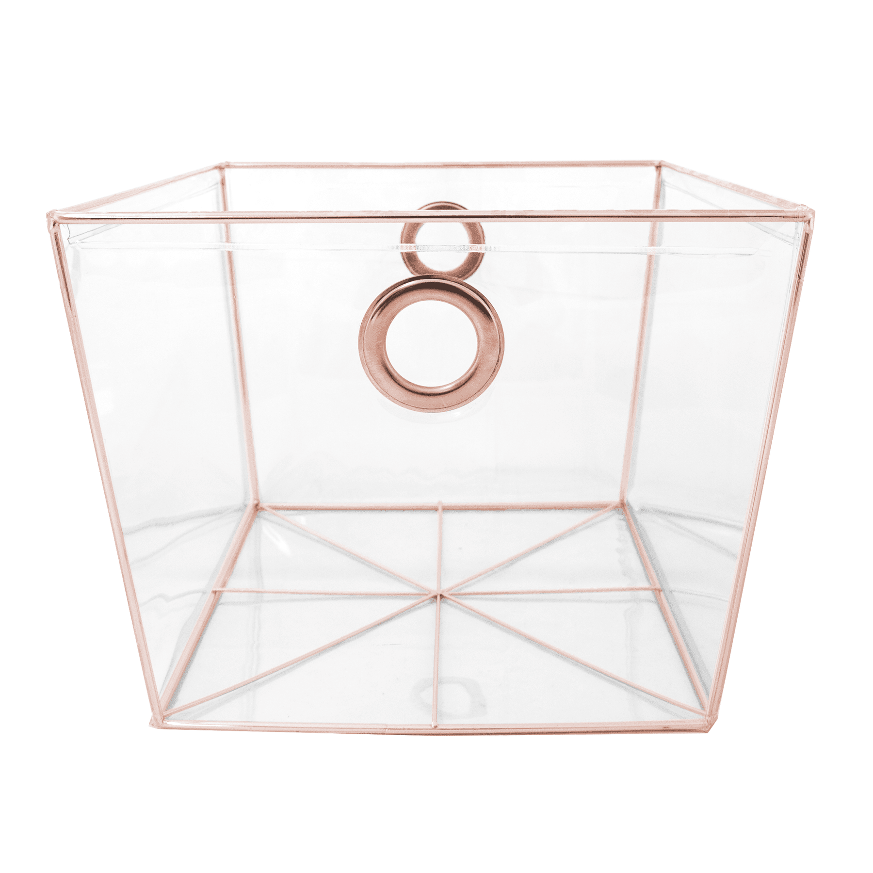 Clear Closet Storage Bin, 12.5x8.5