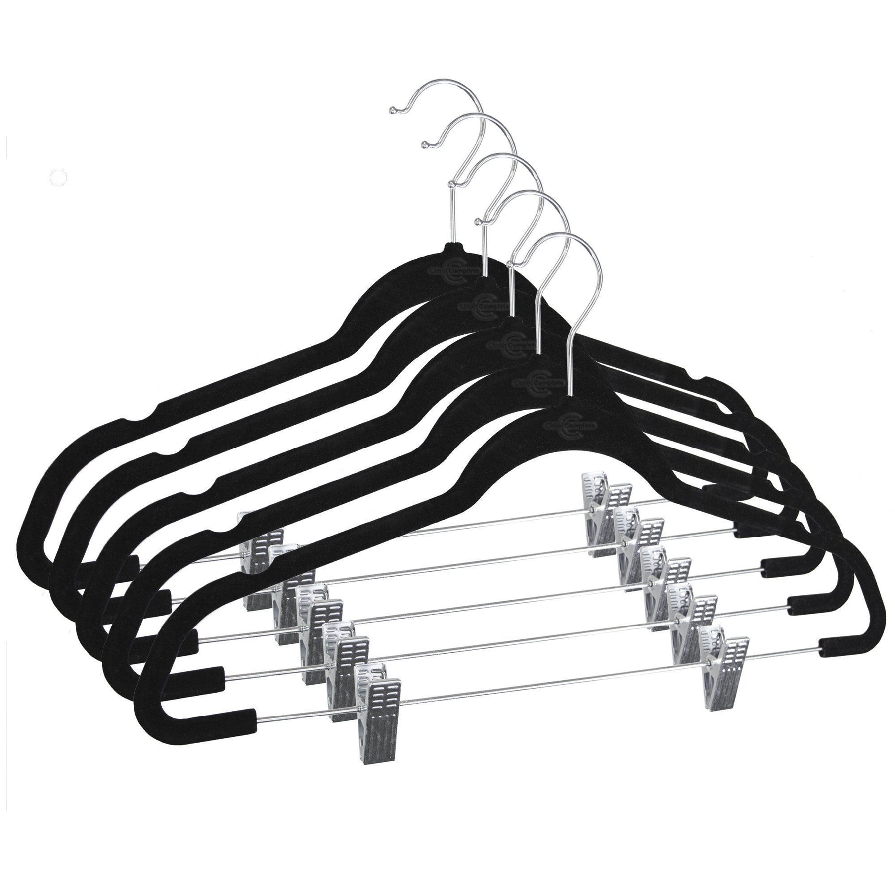 Closet Complete Closet complete Velvet non slip Hangers - 50 Pack Set